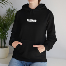 Load image into Gallery viewer, Black Hoodie Printed Paranoid