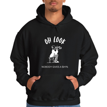 Load image into Gallery viewer, Black Hoodie Printed Oh Look