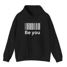 Load image into Gallery viewer, Black Hoodie Printed Be You
