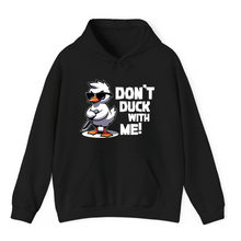 Load image into Gallery viewer, Black Hoodie Printed Dont Duck With Me