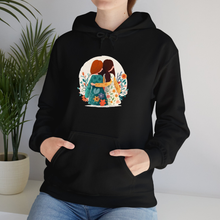 Load image into Gallery viewer, Black Hoodie Printed BFF