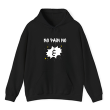 Load image into Gallery viewer, Black Hoodie Printed No Pain No Gheen