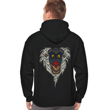 Load image into Gallery viewer, Black Hoodie Printed Rafiki Monkey