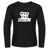 Black Tshirt Long Sleeves Printed How You Doin