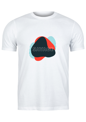 Unisex T Shirt Printed Savage