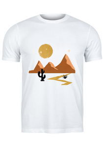 Unisex T Shirt Printed Abstract Nature