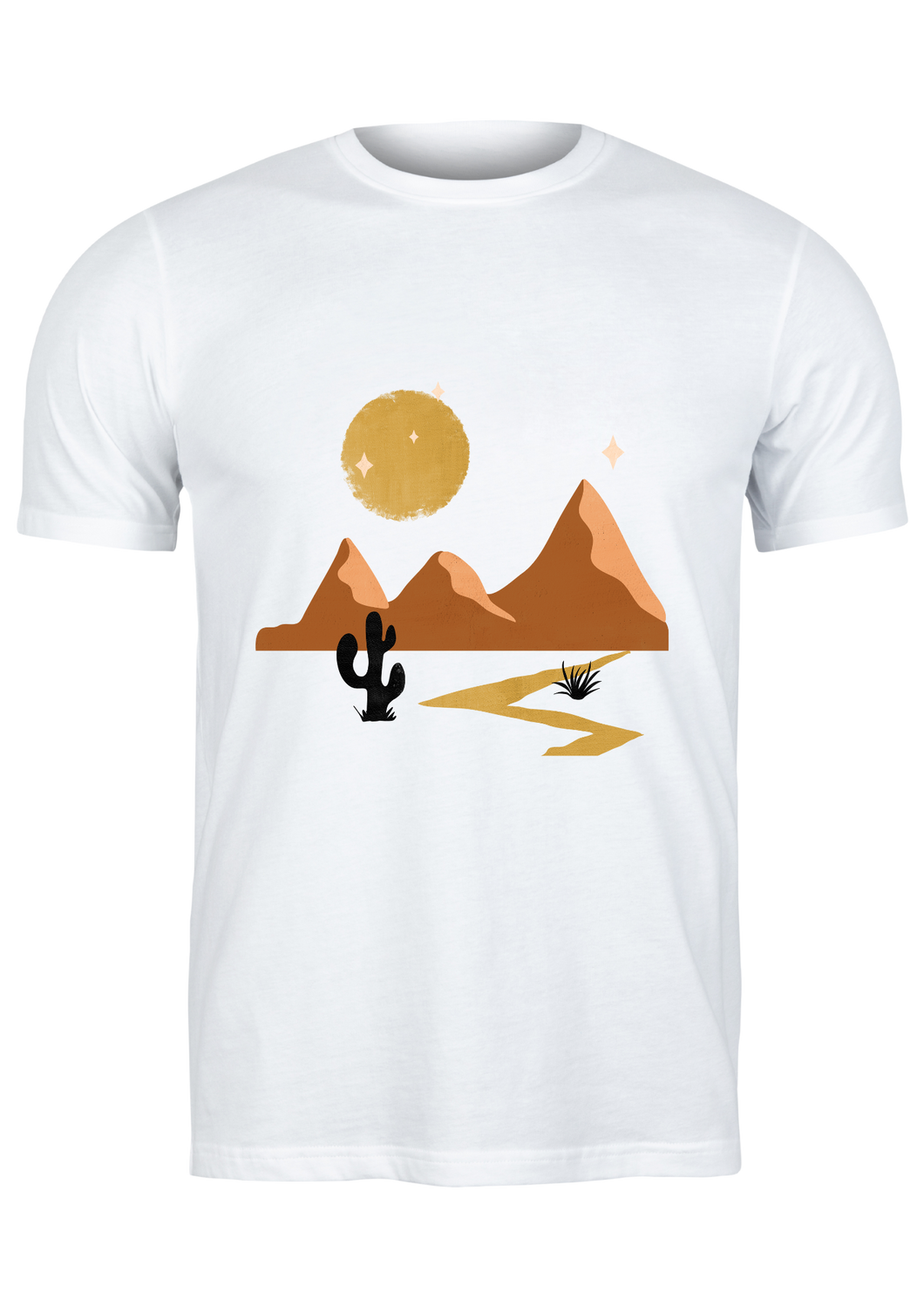 Unisex T Shirt Printed Abstract Nature