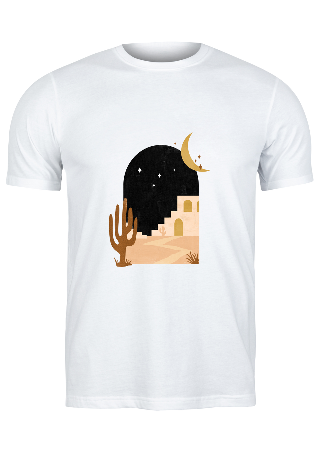 Unisex T Shirt Printed Boho Ville