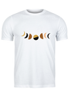 Unisex T Shirt Printed Moon Phases
