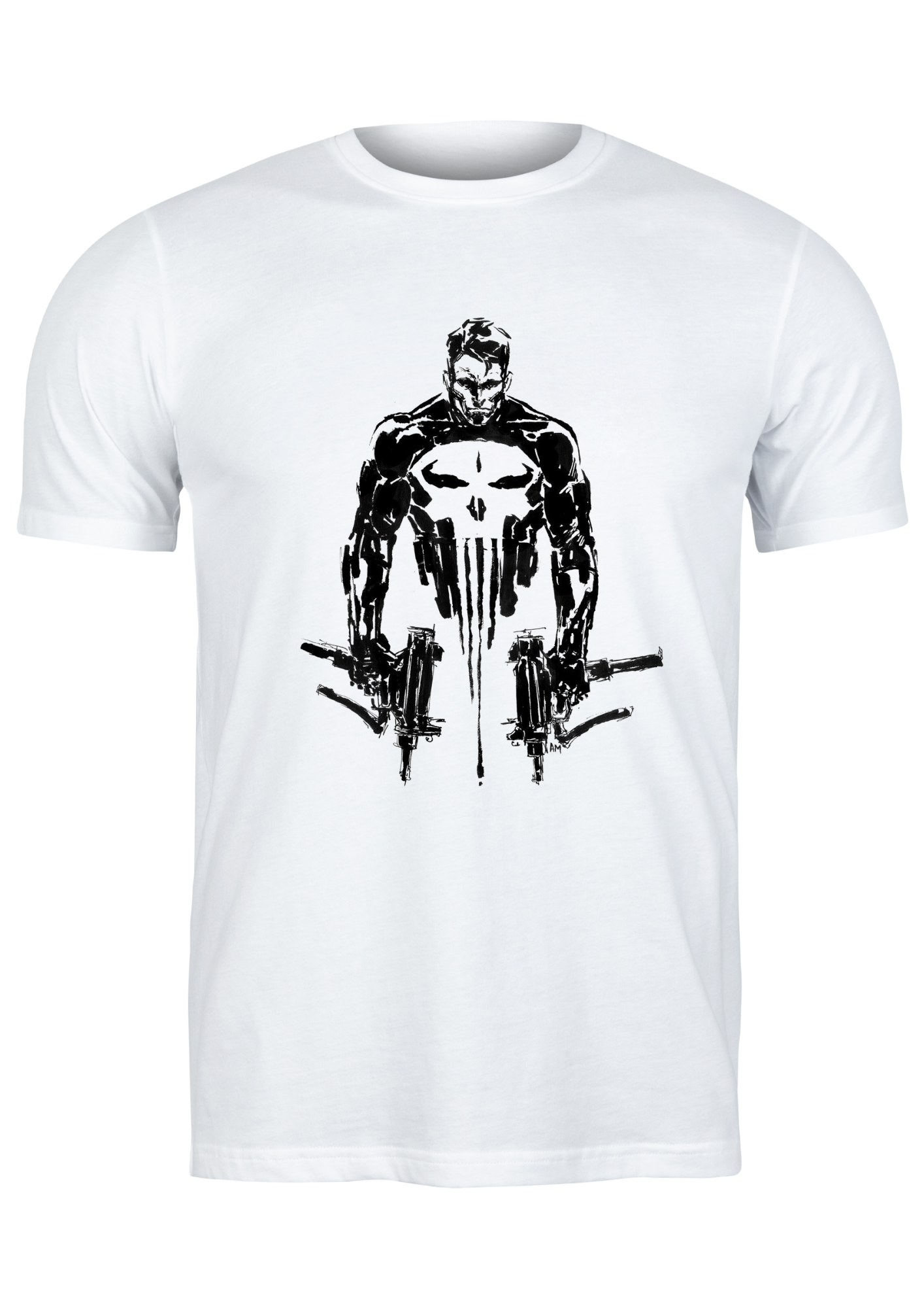 Unisex T Shirt Printed The Punisher
