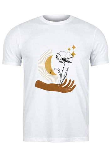 Unisex T Shirt Printed Abstract Life