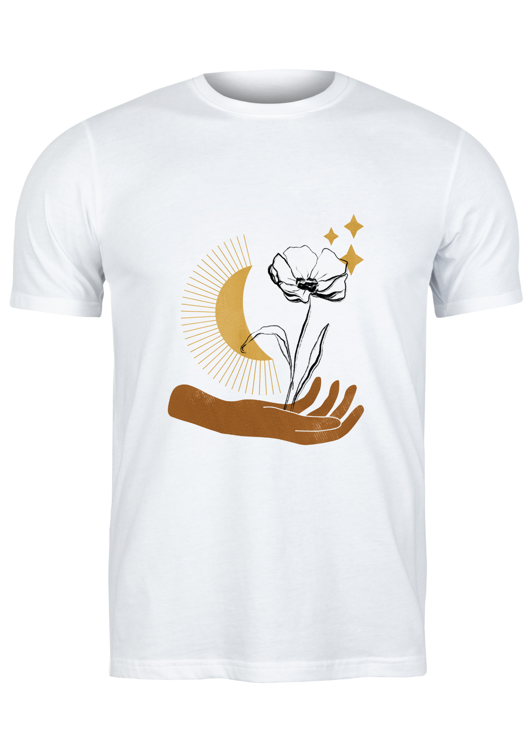 Unisex T Shirt Printed Abstract Life