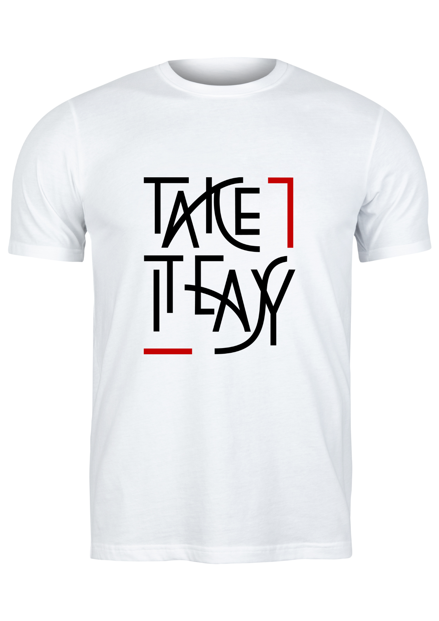 Unisex T Shirt Printed Take It Easy