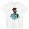 White T Shirt Printed Hipster