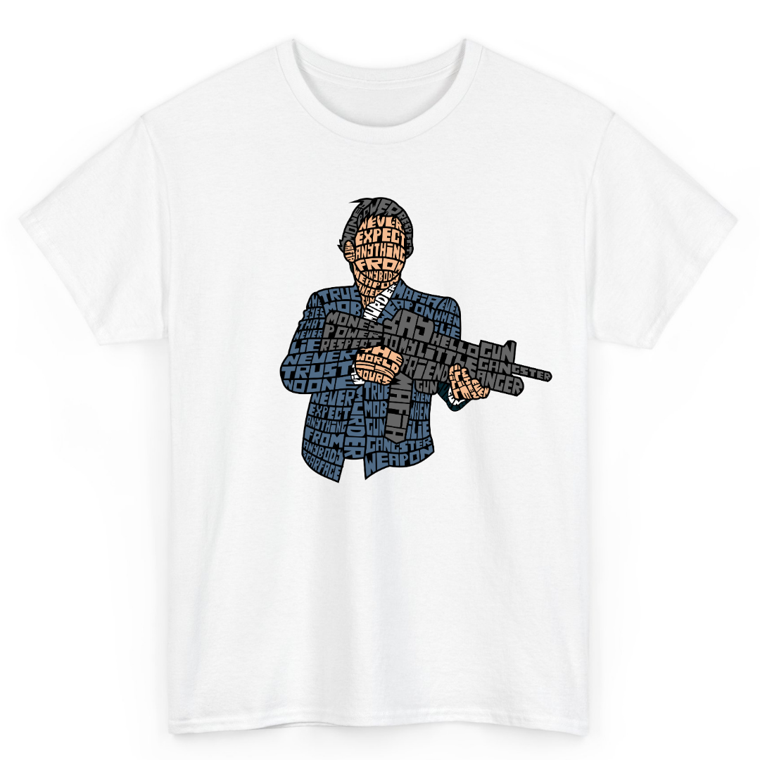 T Shirt Printed Scarface Tony Montana