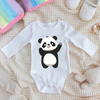 Baby Bodysuit Onesie Panda Long Sleeves