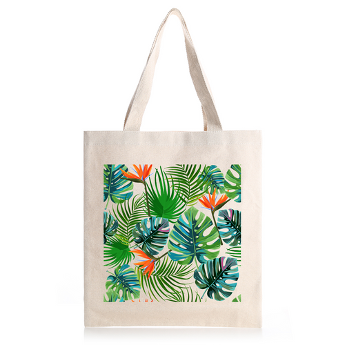 Monstera Pattern Tote Bag