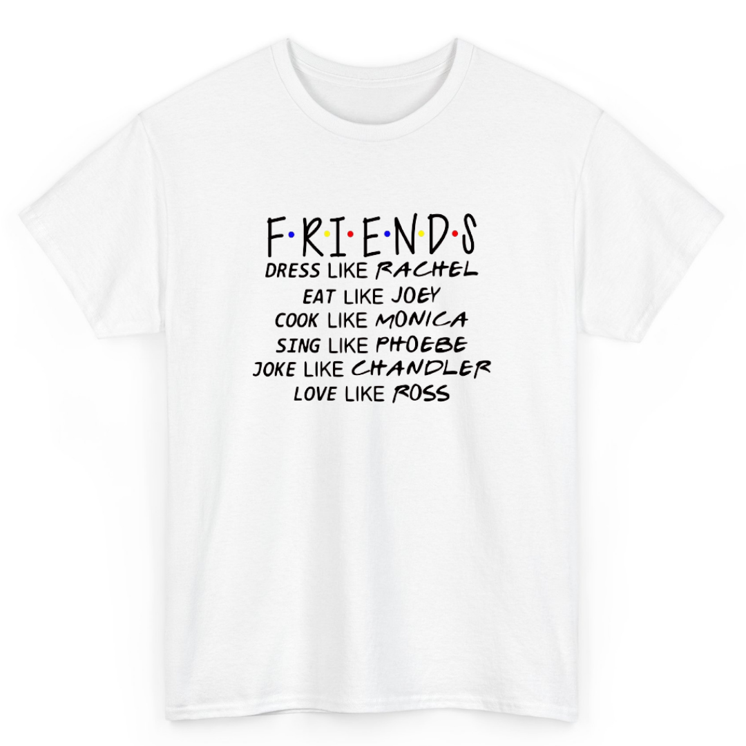 T Shirt Printed Friends