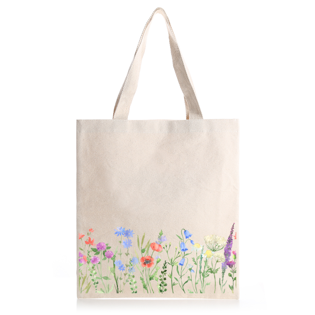 Elegant Garden Tote Bag With Zipper