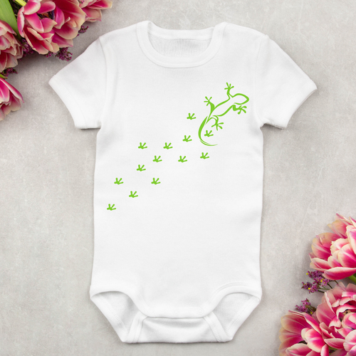 Baby Bodysuit Onesie Printed Lizard