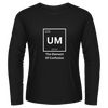 Black Tshirt Long Sleeves Printed Um