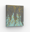 Hand Painted Canvas Abstract Golden Dusk