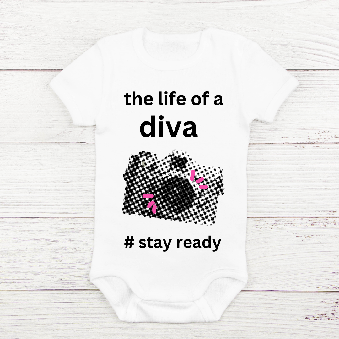 Baby Bodysuit Onesie Printed Life Of A Diva