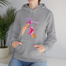 Load image into Gallery viewer, Heather Grey Hoodie Printed I Have Two Moods
