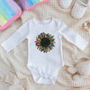 Baby Bodysuit Onesie Sunflower Long Sleeves