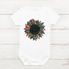 Baby Bodysuit Onesie Printed Sunflower