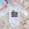 Baby Bodysuit Onesie The Princesses Has Arrived Long Sleeves