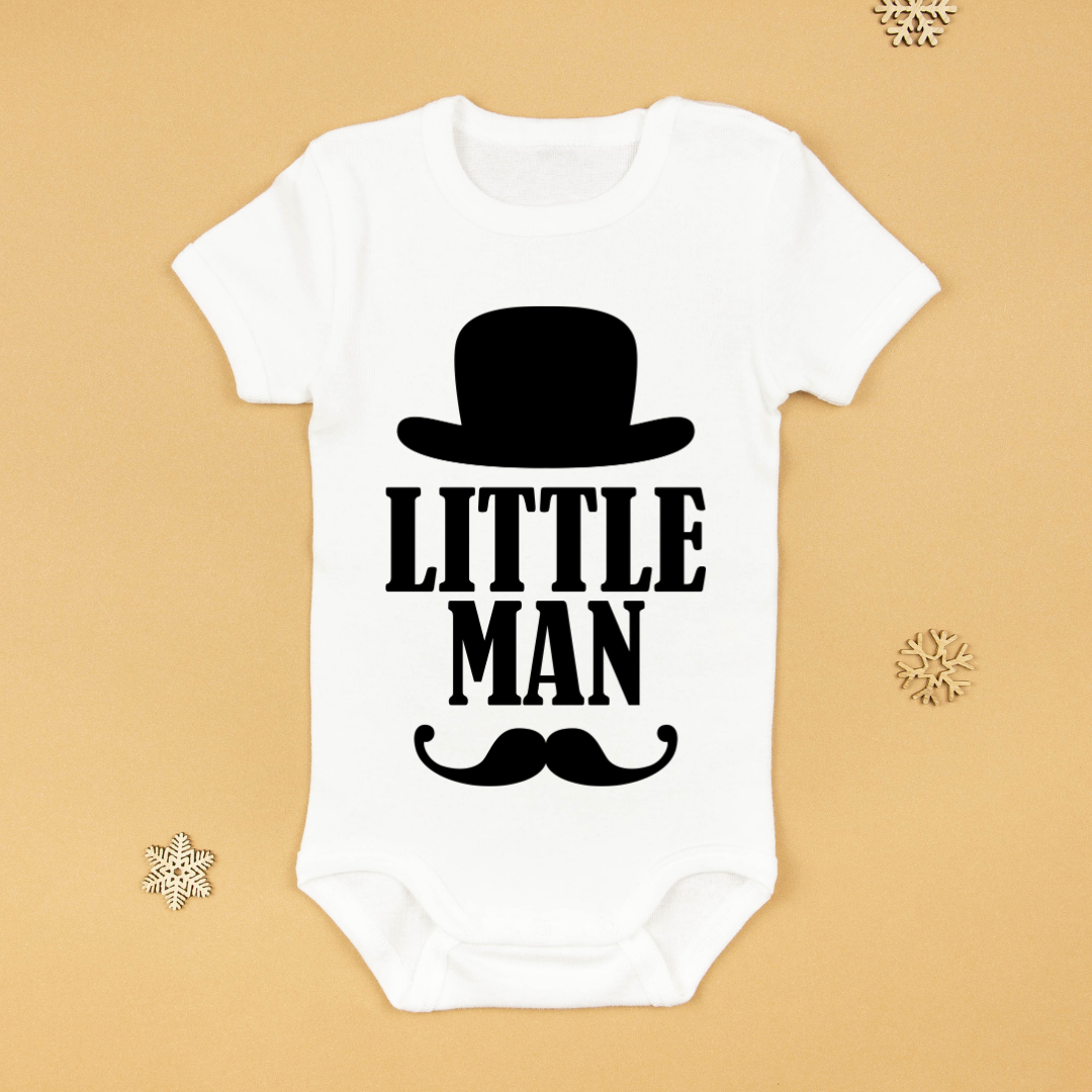 Baby Bodysuit Onesie Little Man