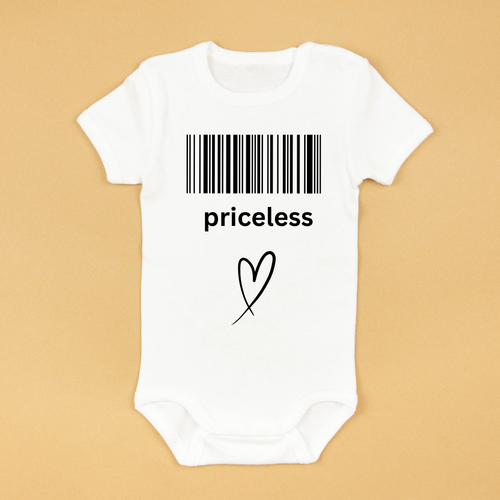 Baby Bodysuit Onesie Printed Priceless