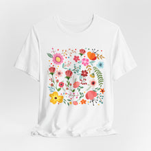 Load image into Gallery viewer, T Shirt Printed Colorful Flowers
