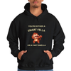 Black Hoodie Printed Smart Fella