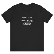 Load image into Gallery viewer, Black Half Sleeves T Shirt I Dont Chase
