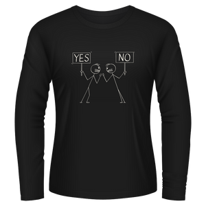 Black Tshirt Long Sleeves Printed Yes No