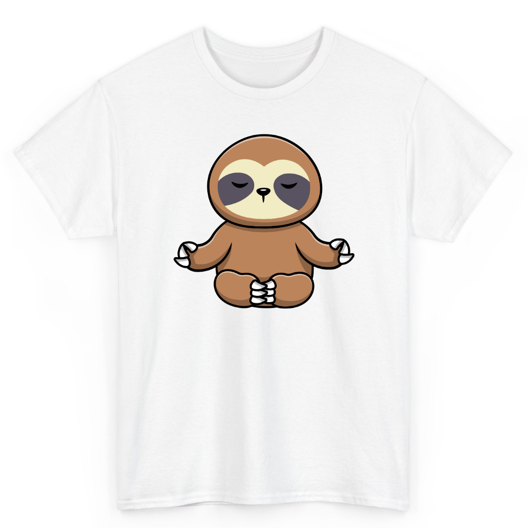 T Shirt Printed Chilled Sloth