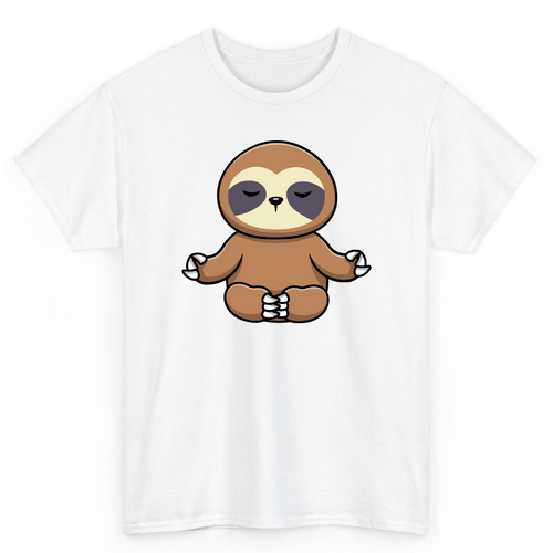 T Shirt Printed Chilled Sloth