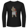 Black Tshirt Long Sleeves Printed Mohamed Ali