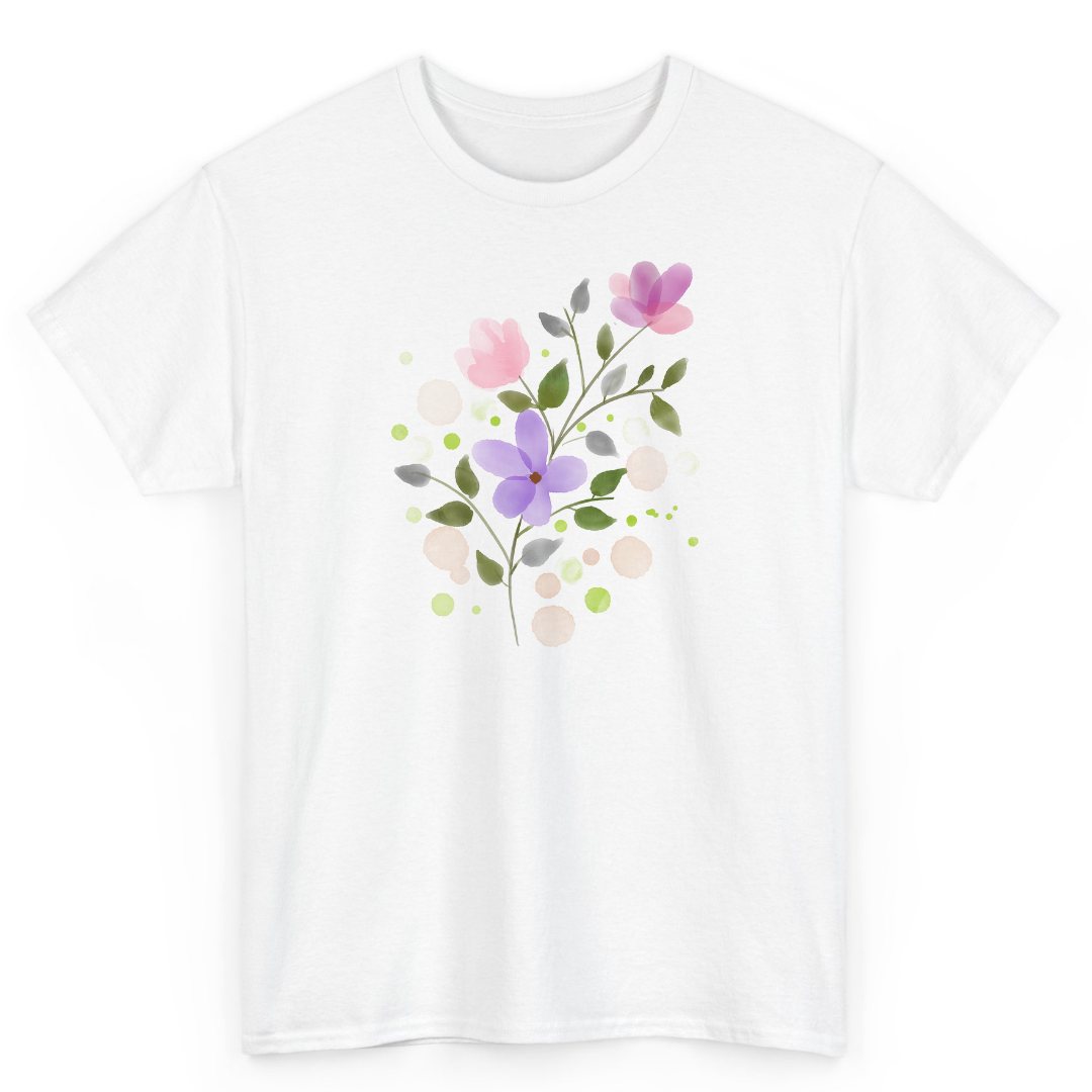 T Shirt Printed Flower