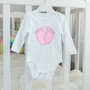 Baby Bodysuit Onesie Cute Feet Long Sleeves