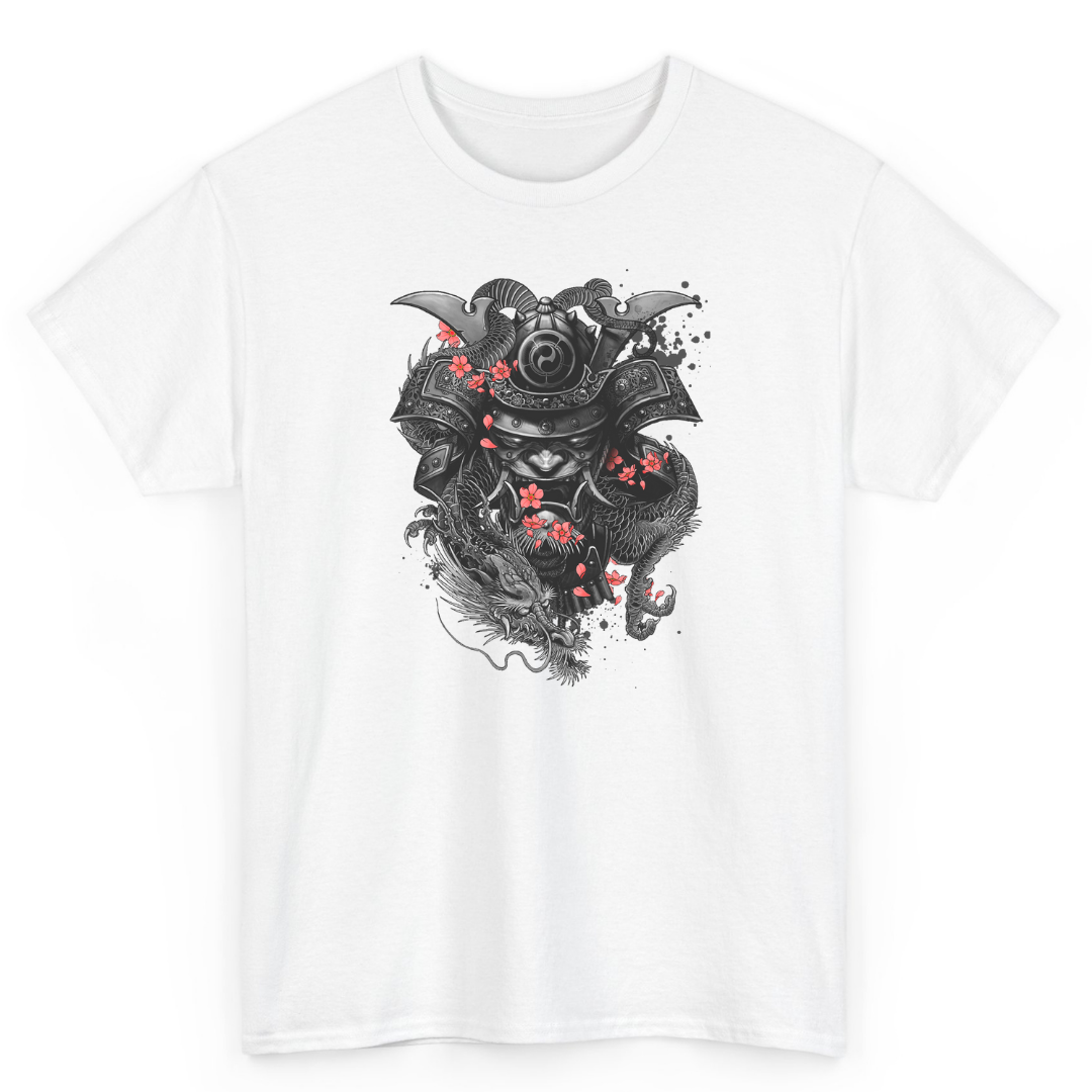 T Shirt Printed Samurai