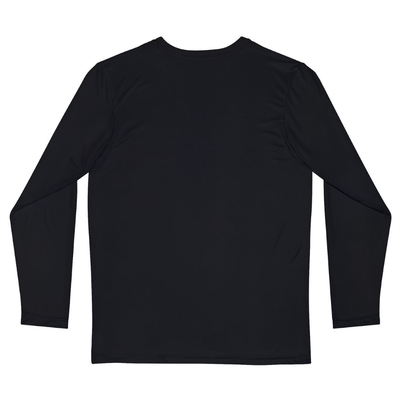 Black Tshirt Long Sleeves Printed Sensitive Content