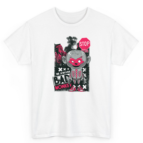 T Shirt Printed Bad Monkey