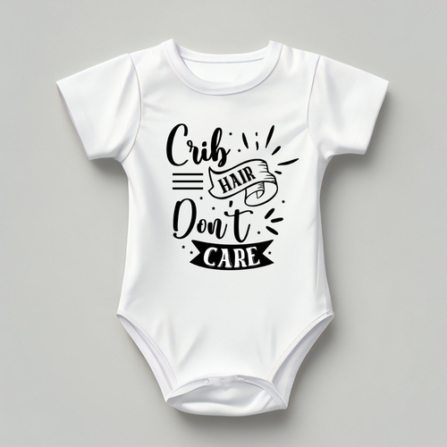 Baby Bodysuit Onesie Printed Crib Hair Dont Care