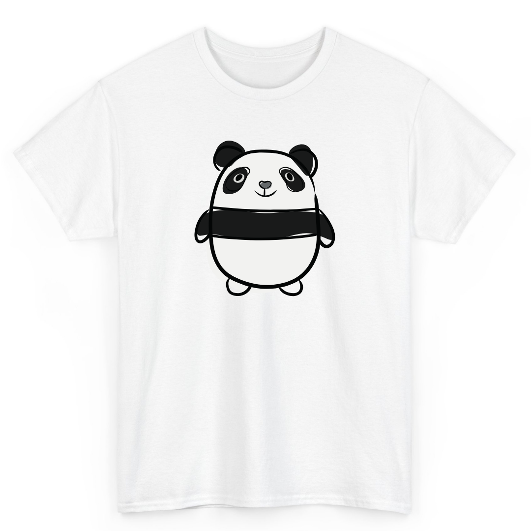 T Shirt Printed Cute Panda