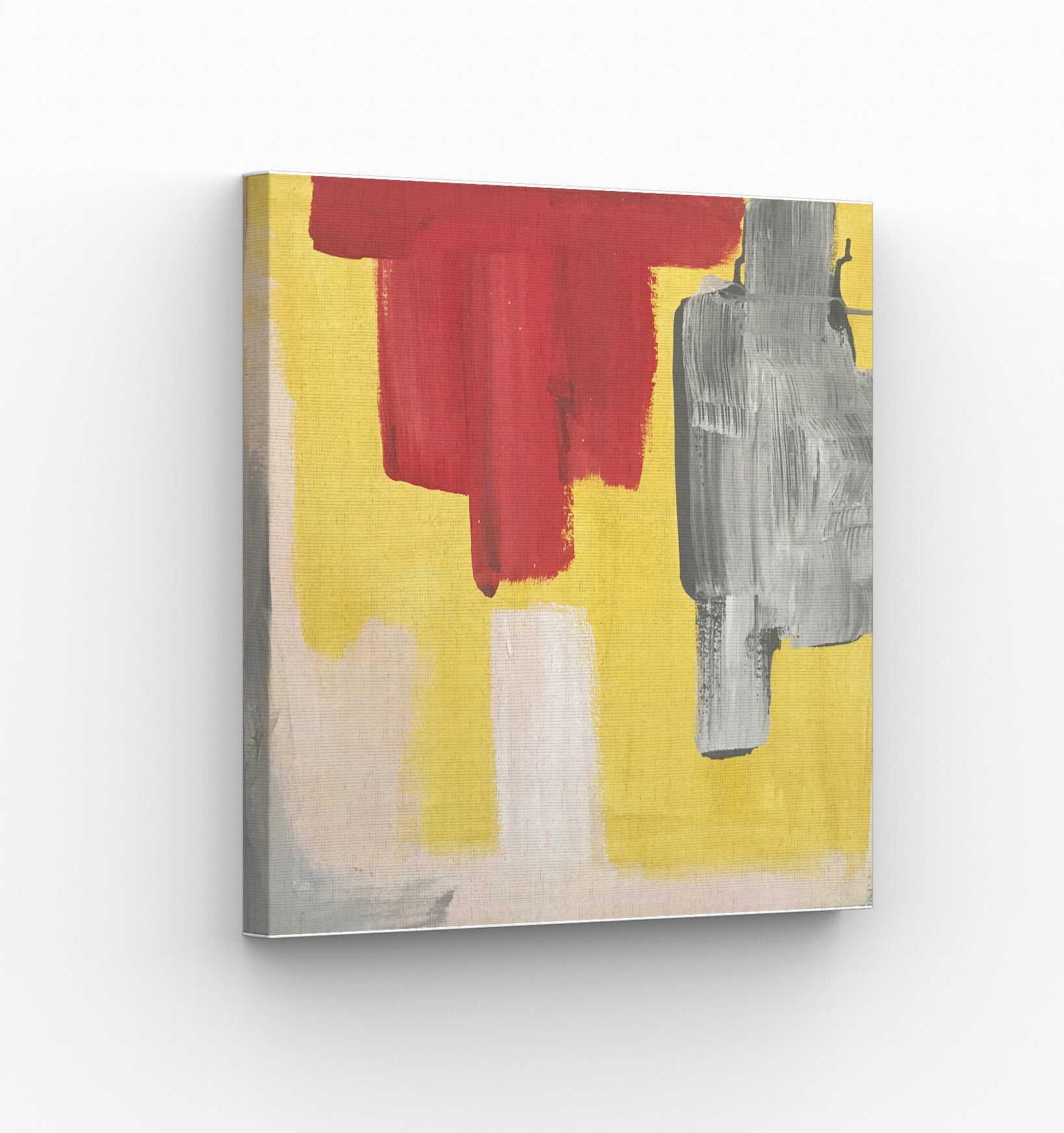 Hand Painted Canvas Abstract Asymmetrical Balance