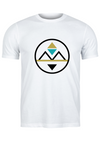 Unisex T Shirt Printed Abstract Triangles