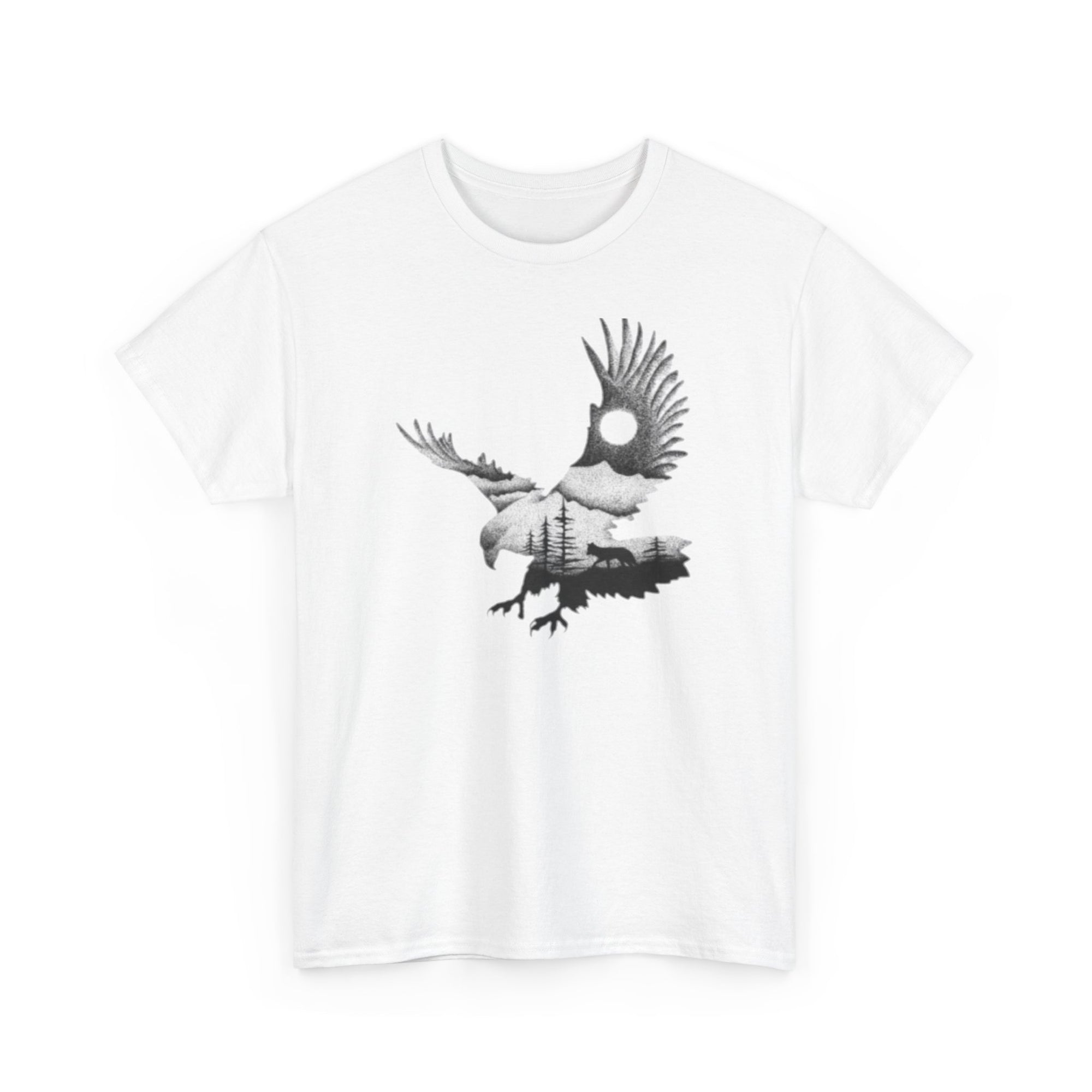 Unisex T Shirt Printed Eagle
